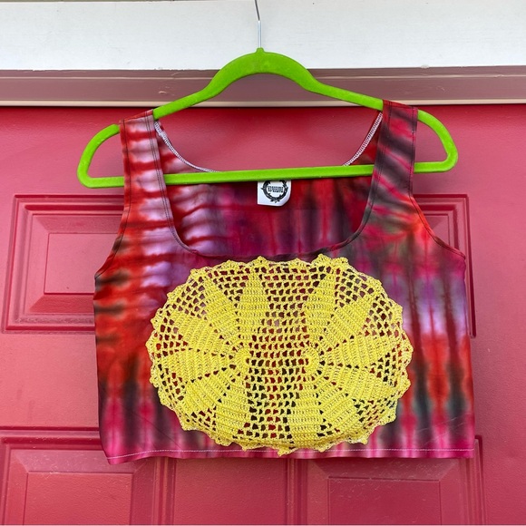 Handmade tie dye Dollie top - Picture 7 of 10